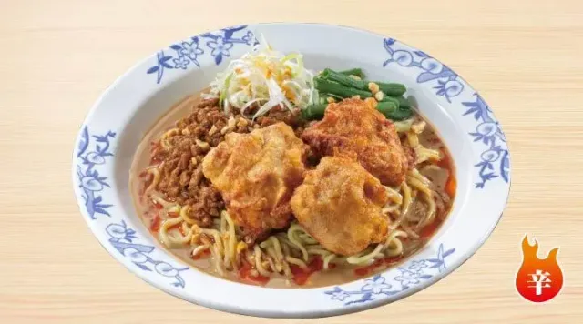 コク旨冷やし担々麺（からあげのせ）（バーミヤン）