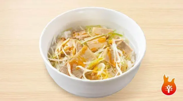 葱チャーシュー丼セット（バーミヤン）