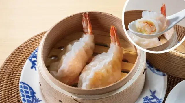 「沈さんの」まるごと海老蒸し餃子（2コ）（バーミヤン）