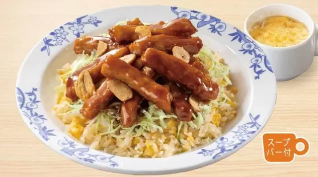 濃厚とんてきチャーハン（肉ダブル）（バーミヤン）