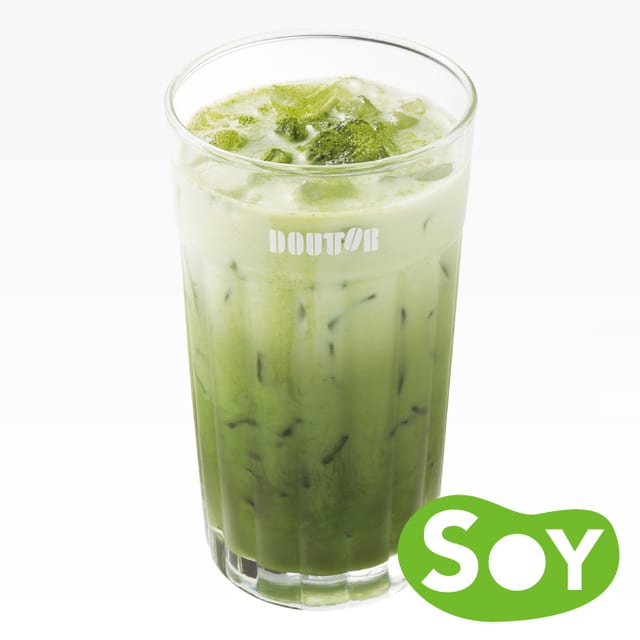 アイス抹茶豆乳ラテ Lサイズ（ドトール）