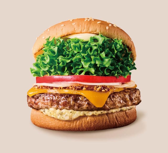 黒毛和牛チーズバーガー（フレッシュネスバーガー）