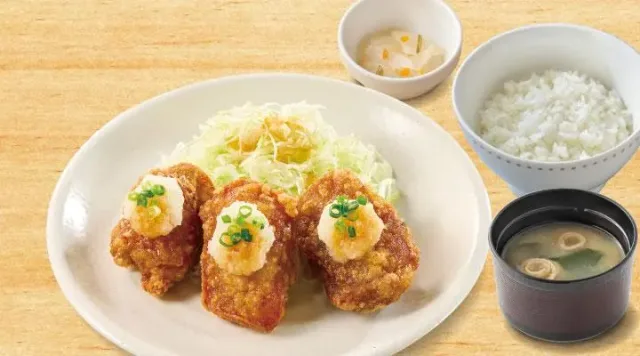 おろしから揚げ定食 3個（ガスト）