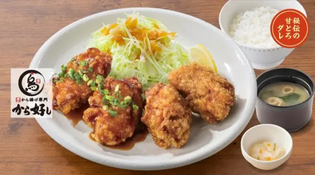 合盛り定食 4個 甘とろダレ（ガスト）