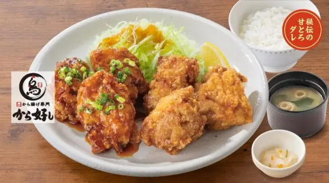 合盛り定食 6個 甘とろダレ（ガスト）