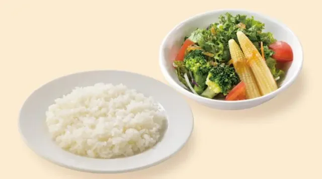 ライス or パン ゴロゴロ野菜サラダセット（ガスト）