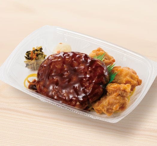 デミグラスハンバーグ＆から揚 おかずのみ（ほっともっと）