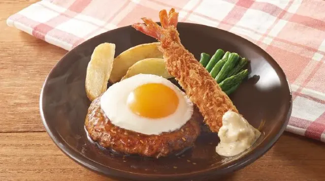 てりたまハンバーグ＆海老フライ（ジョナサン）