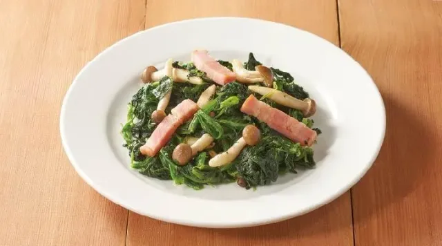 ほうれん草とベーコンのソテー（ジョナサン）