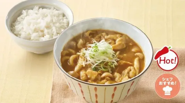 カレー南蛮うどん+ご飯ランチ（ジョナサン）