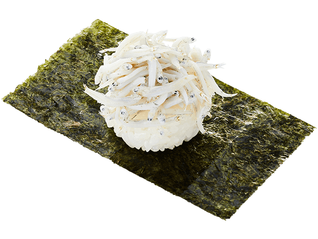 釜揚げしらす包み（かっぱ寿司）