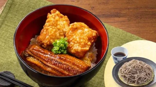 うなから丼＆蕎麦セット（から好し）