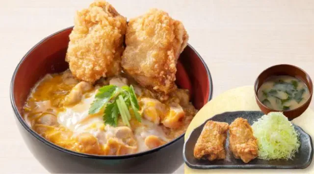 から揚げ親子丼から揚げ・味噌汁セット（から好し）