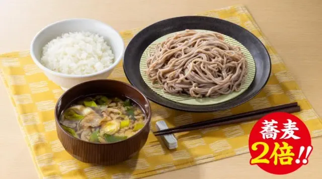 ★蕎麦2倍★“埼玉秩父” 背脂たっぷり 肉汁つけ蕎麦＆ご飯セット（から好し）
