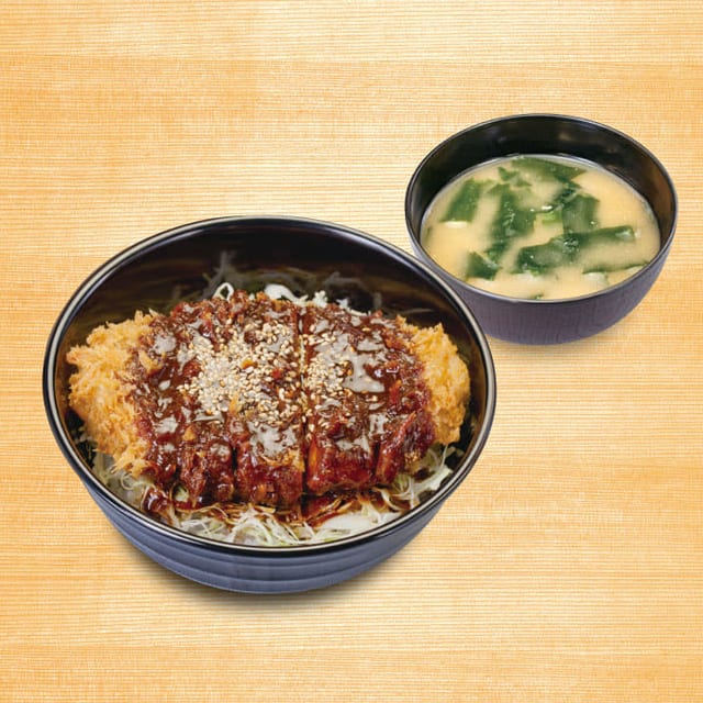 味噌ロースかつ丼 大盛（松のや）