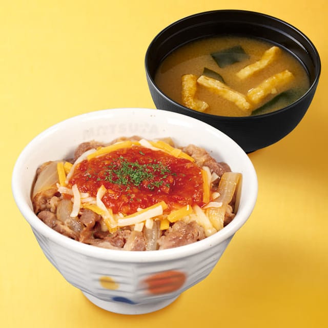 うまトマチーズ牛めし 並盛（松屋）