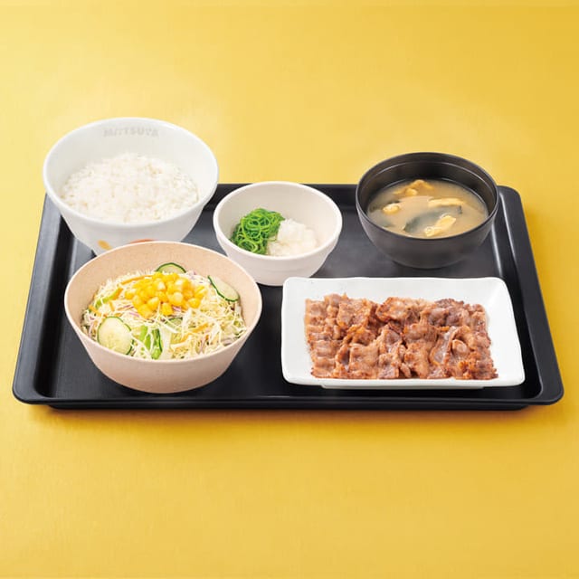 カルビ焼肉定食 単品（松屋）