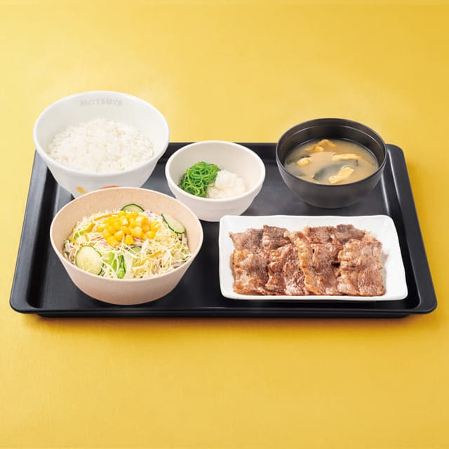 牛焼肉定食 単品（松屋）