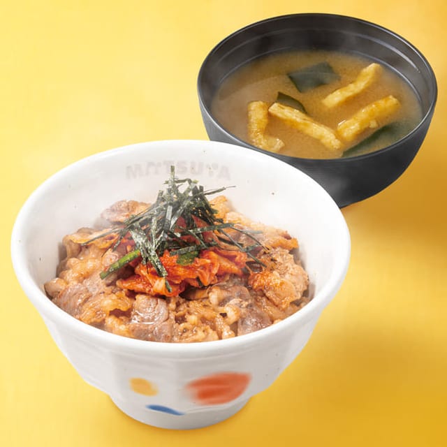 キムカル丼 特盛（松屋）