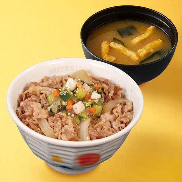 やたら牛めし 小盛（松屋）