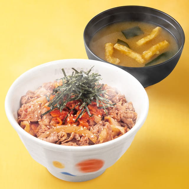 キムチ牛めし 小盛（松屋）