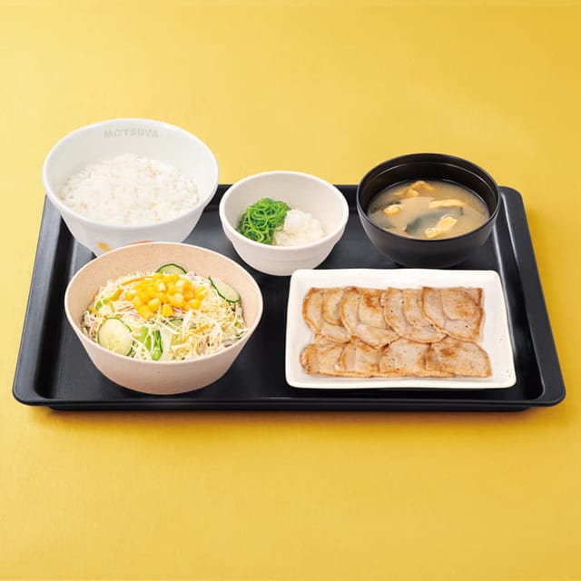 豚ロース焼肉定食（松屋）