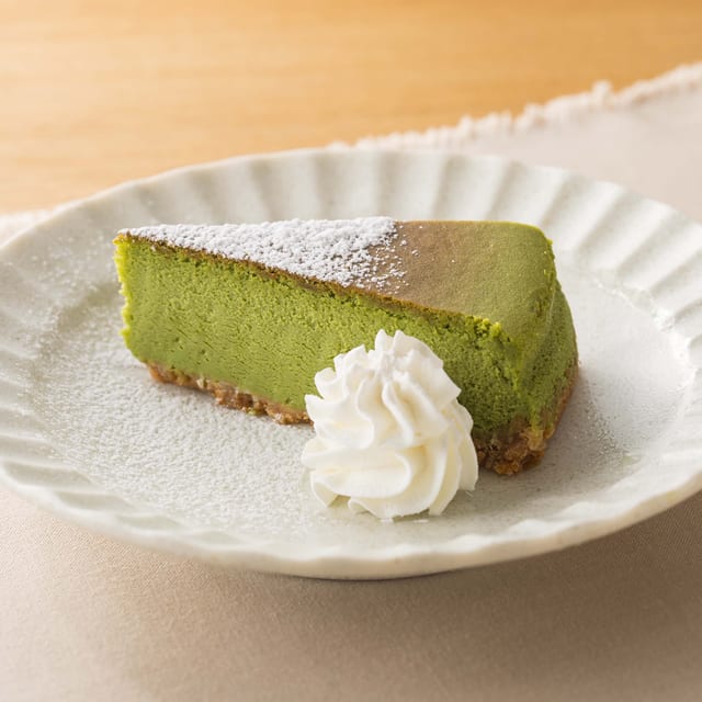 宇治抹茶の豆乳チーズケーキ（大戸屋）