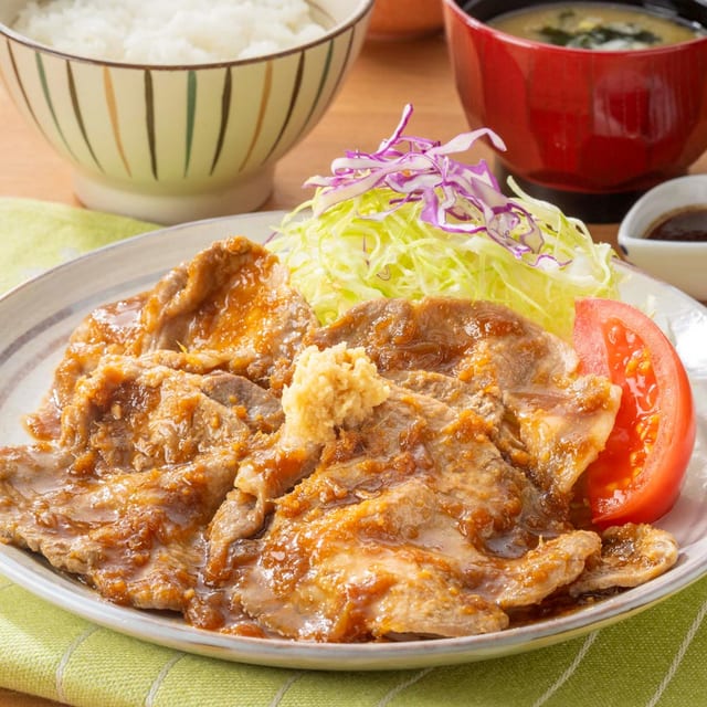 すりおろし生しょうがの豚肩ロース生姜焼き（大戸屋）