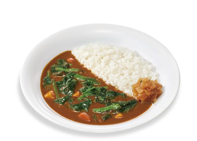 ほうれん草カレー ミニ（すき家）