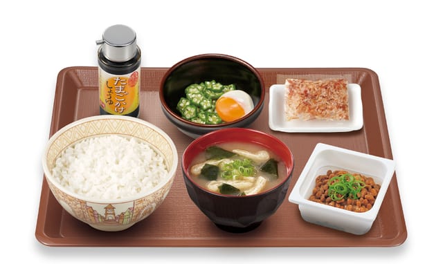 納豆まぜのっけ朝食 ミニ（すき家）