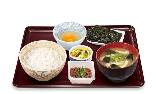 納豆定食 特盛（すき家）