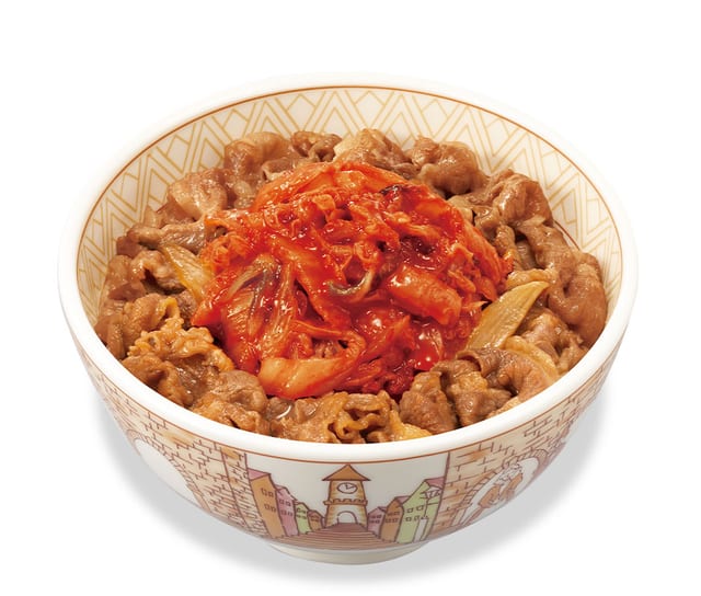 キムチ牛丼 並盛（すき家）