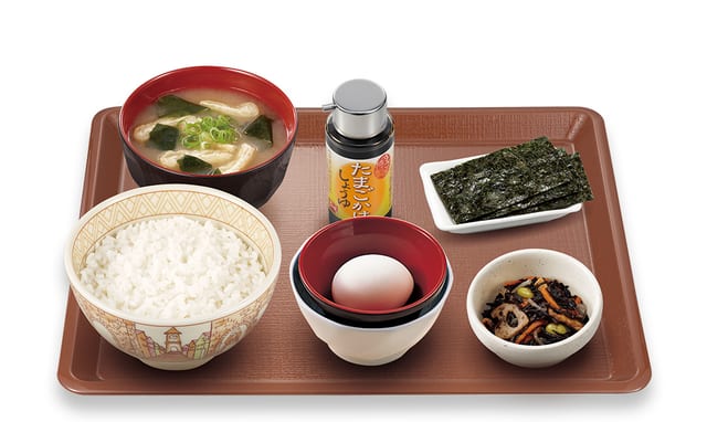 たまかけ朝食 ミニ（すき家）
