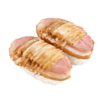 合鴨チーズマヨ炙り（スシロー）
