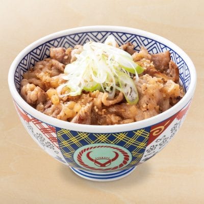 ねぎ塩牛カルビ丼 アタマの大盛（吉野家）