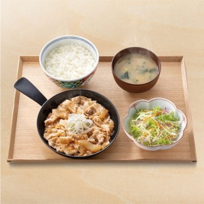 ねぎ塩豚定食（吉野家）