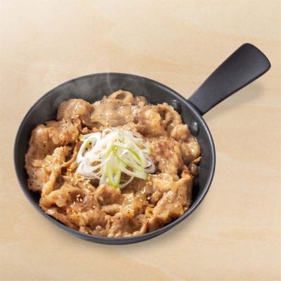 ねぎ塩牛カルビ皿（吉野家）
