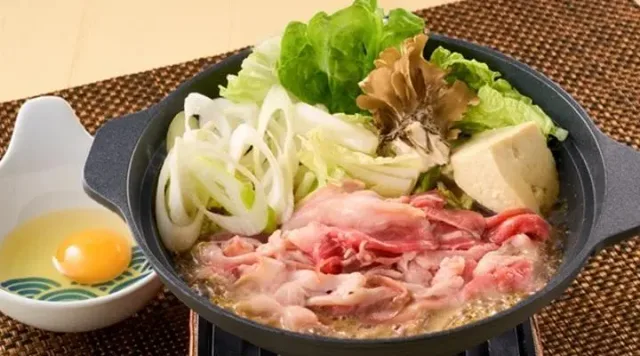 牛カルビすき焼き鍋（夢庵）