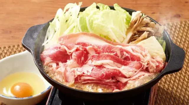 牛カルビすき焼き鍋（お肉ダブル）（夢庵）