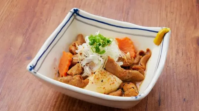国産もつ煮豆富（夢庵）